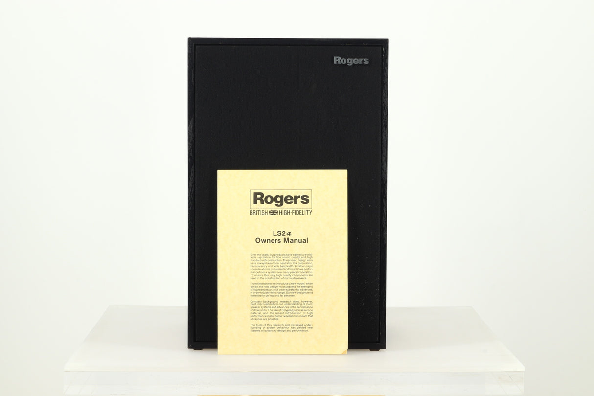 Rogers LS2a Standmount Speakers - Black