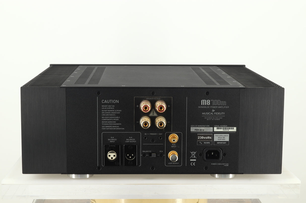Musical Fidelity M8 700M Monoblock Power Amplifiers - Black