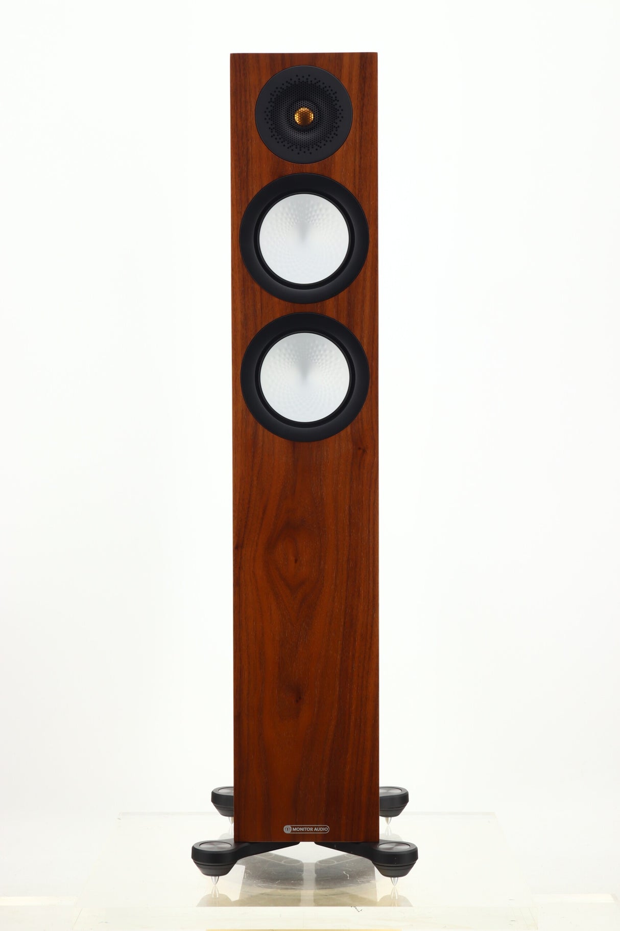 Monitor Audio Silver 200 7G Floorstanding Speakers - Natural Walnut