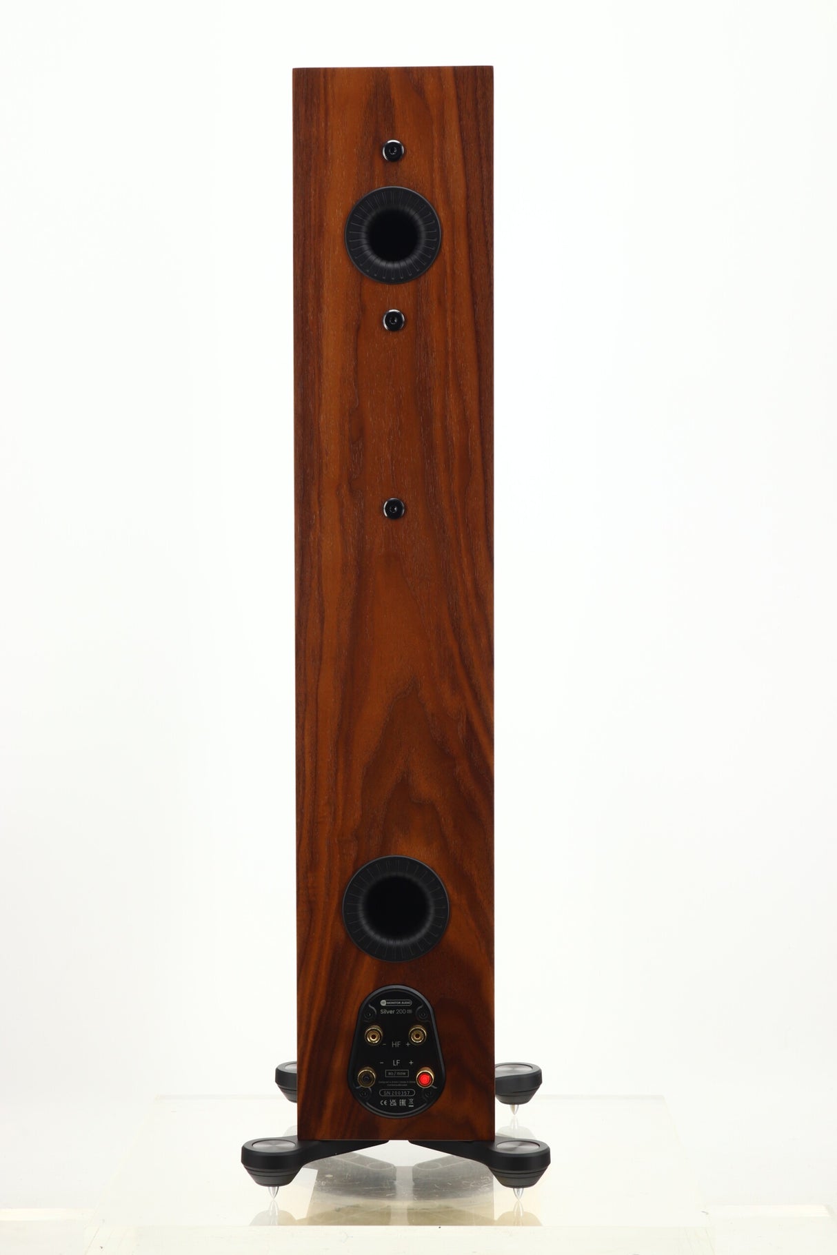 Monitor Audio Silver 200 7G Floorstanding Speakers - Natural Walnut