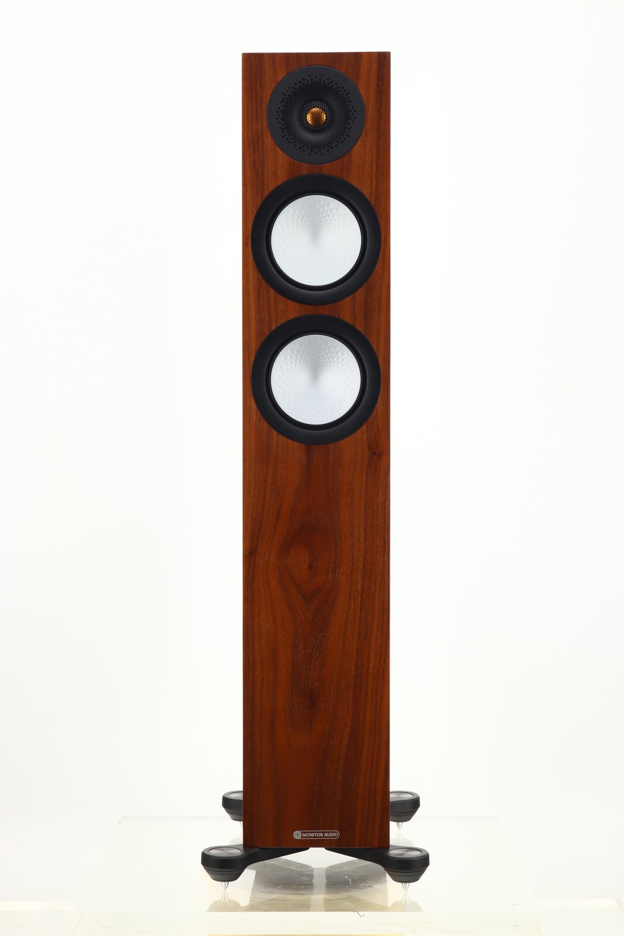 Monitor Audio Silver 200 7G Floorstanding Speakers - Natural Walnut