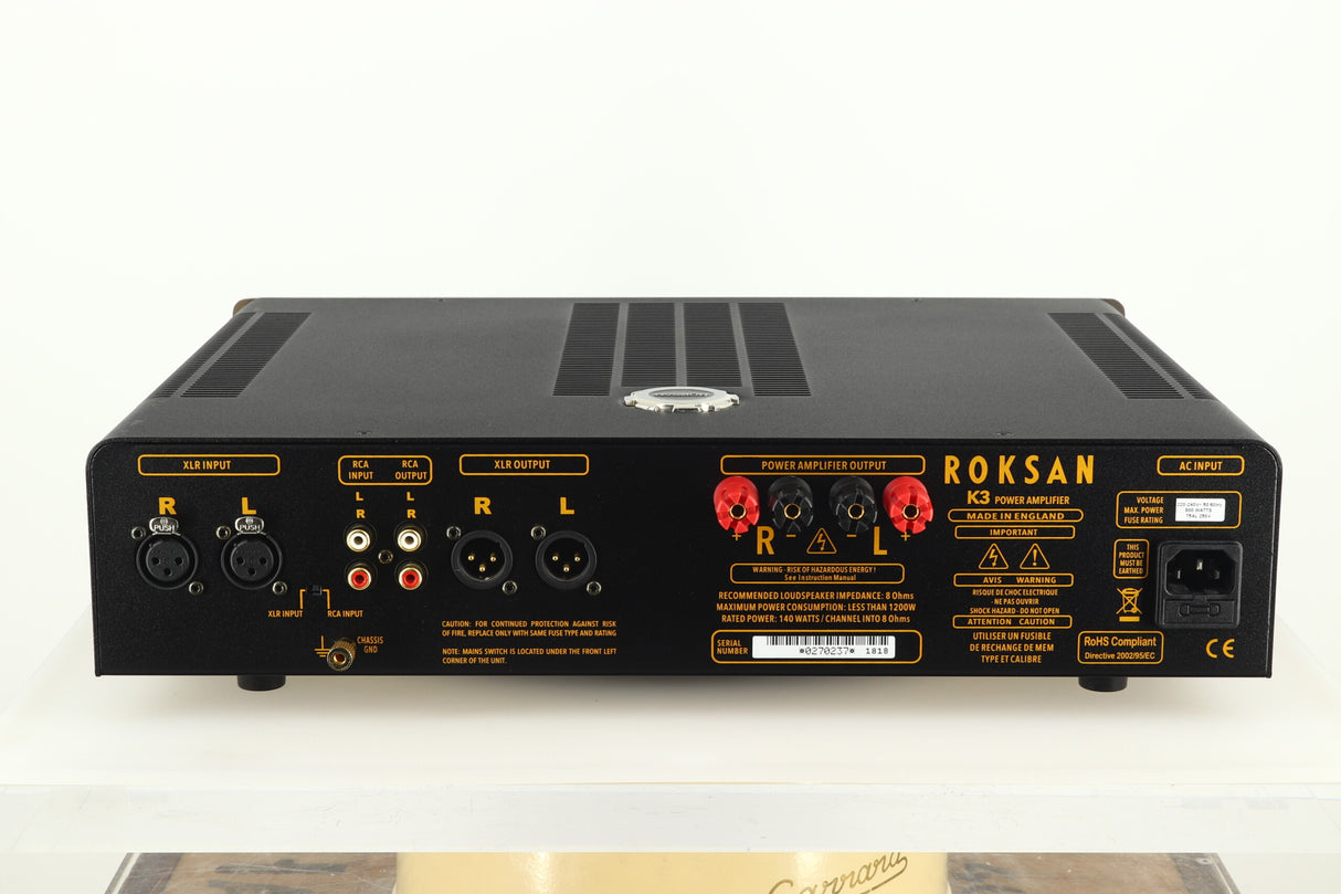 Roksan K3 Power Amplifier - Opium
