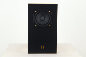 Omega Speaker Systems Super 3T Desktop Loudspeakers - Karelian Birch