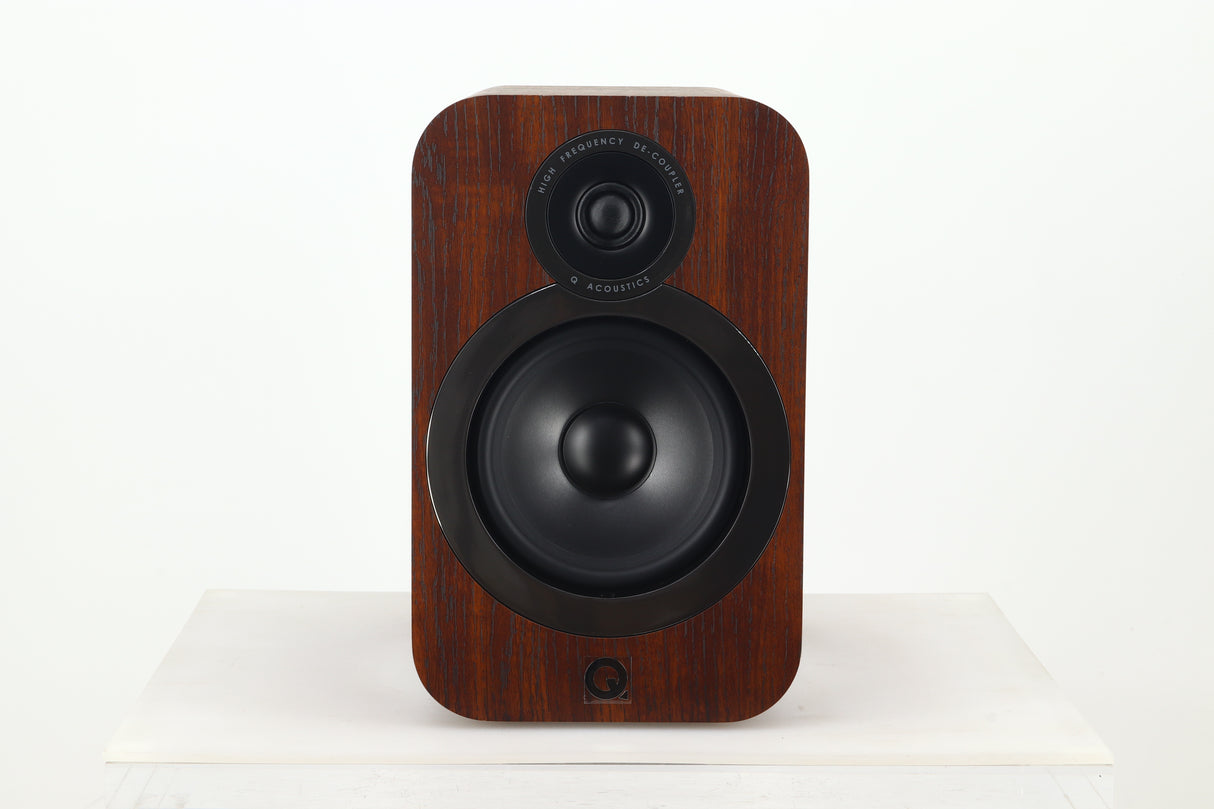 Q Acoustics 3030i Standmount Speakers - English Walnut