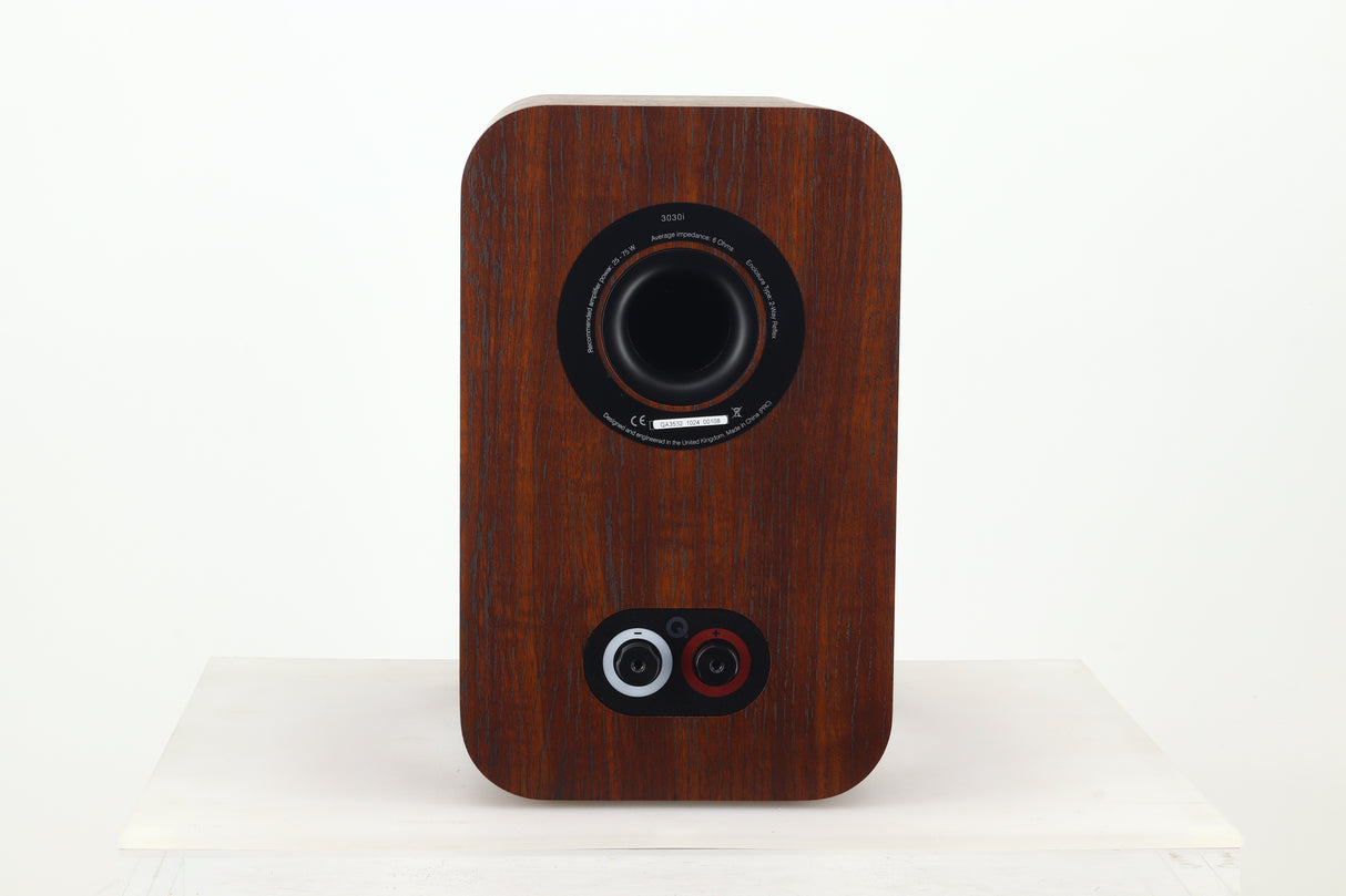 Q Acoustics 3030i Standmount Speakers - English Walnut