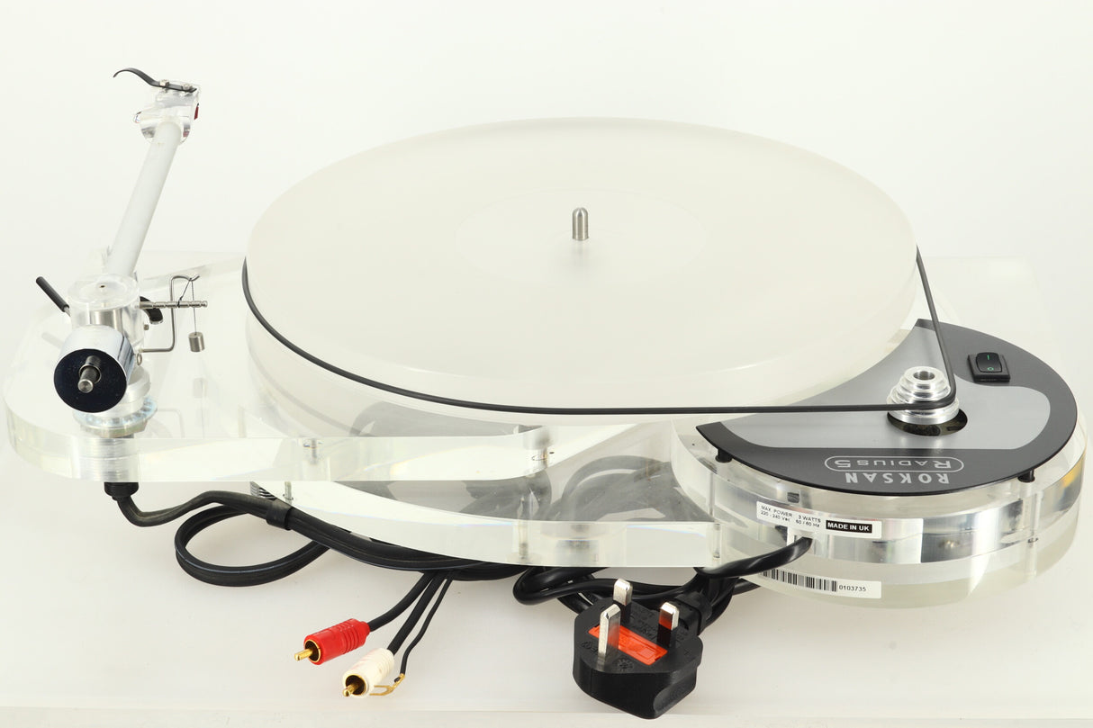 Roksan Radius 5 Turntable - Acrylic