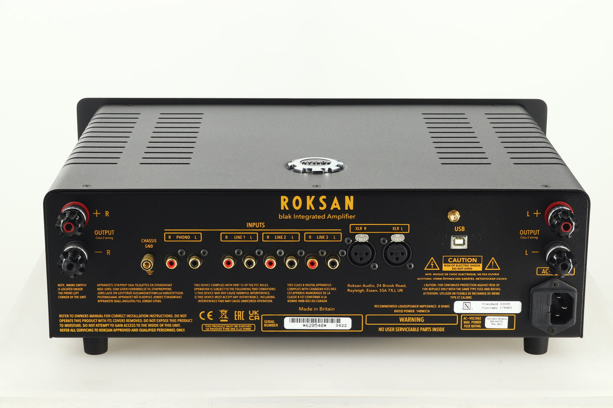 Roksan BLAK Integrated Amplifier - Charcoal