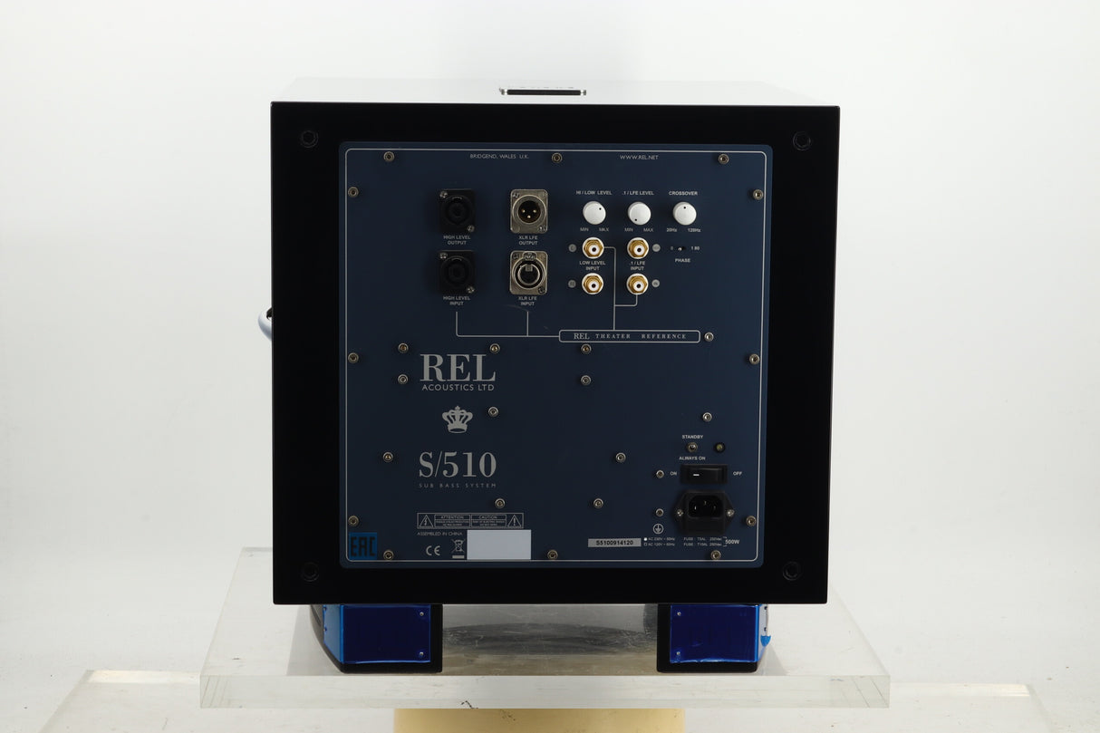 REL Acoustics Serie S/510 Subwoofer - Piano Black