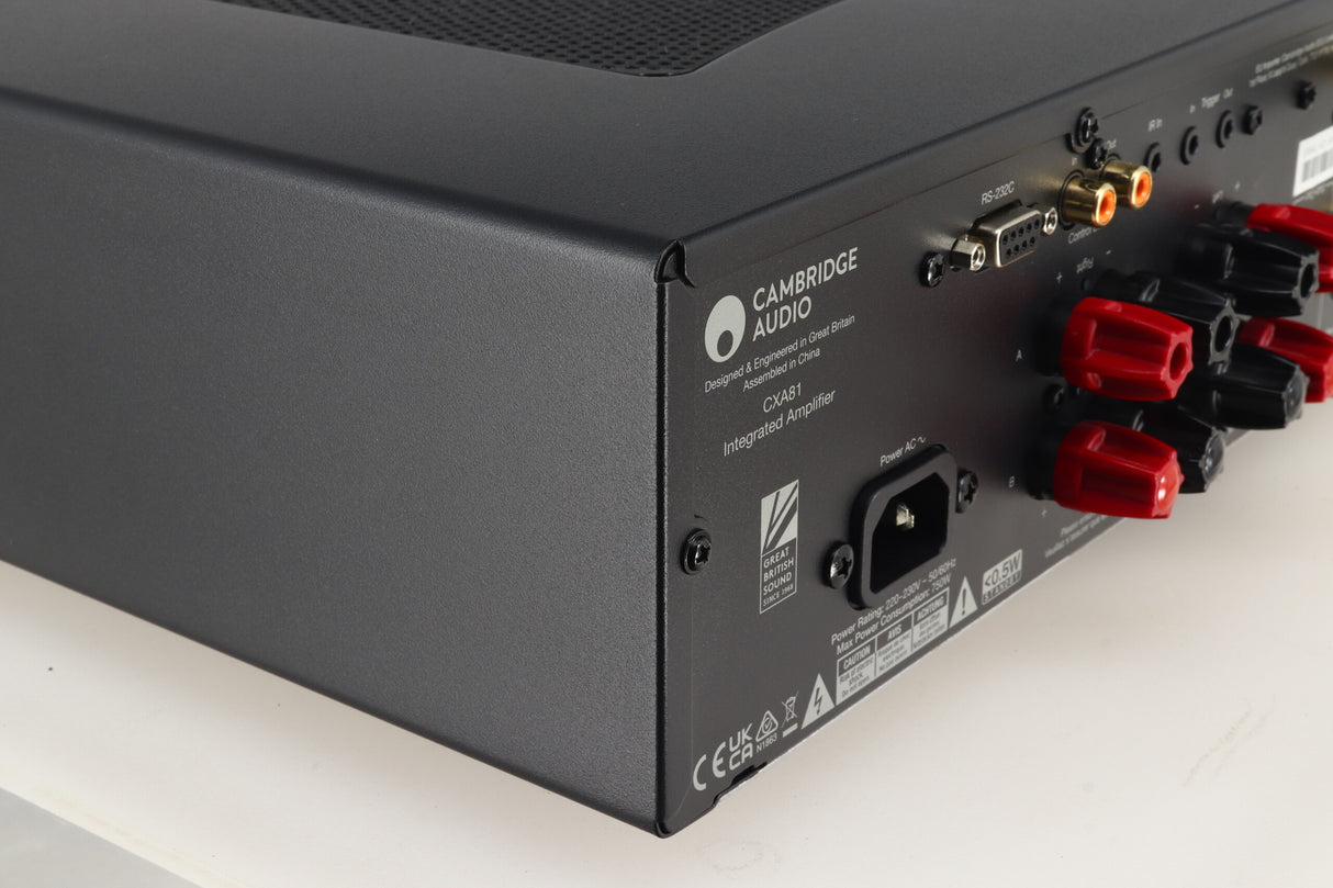 Cambridge Audio CXA 81 Integrated Amplifier - Lunar Grey