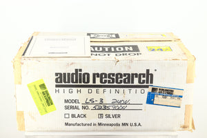 Audio Research LS3-B Pre Amplifier - Silver