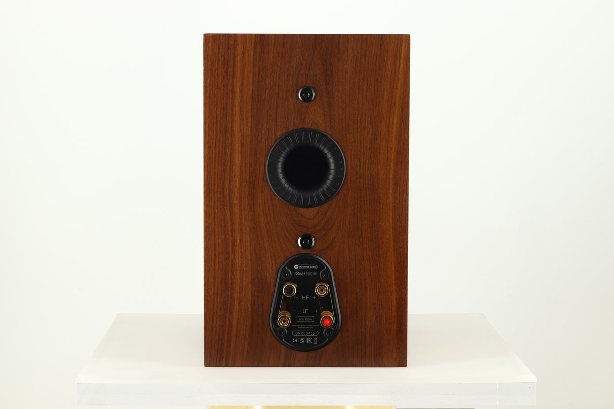 Monitor Audio Silver 100 7G Standmount Speakers - Natural Walnut