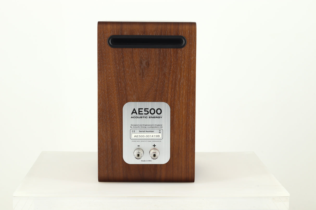 Acoustic Energy AE500 Standmount Speakers - Walnut