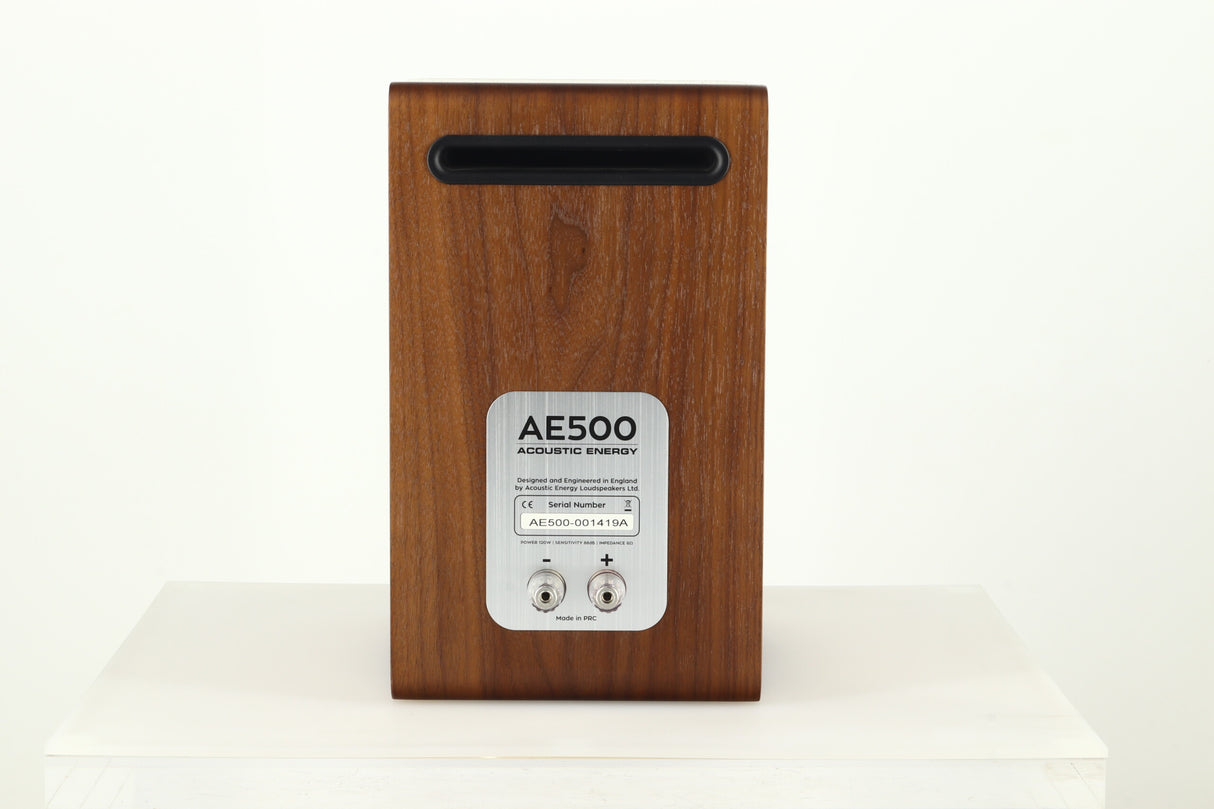 Acoustic Energy AE500 Standmount Speakers - Walnut