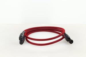 Audiomica RHOD Reference Red Series XLR-XLR Interconnect Cables 1.0m Pair