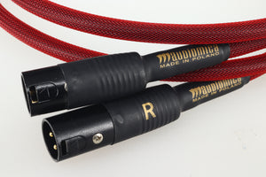 Audiomica RHOD Reference Red Series XLR-XLR Interconnect Cables 1.0m Pair