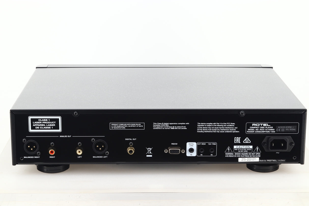 Rotel RCD-1572 MKII CD Player - Black