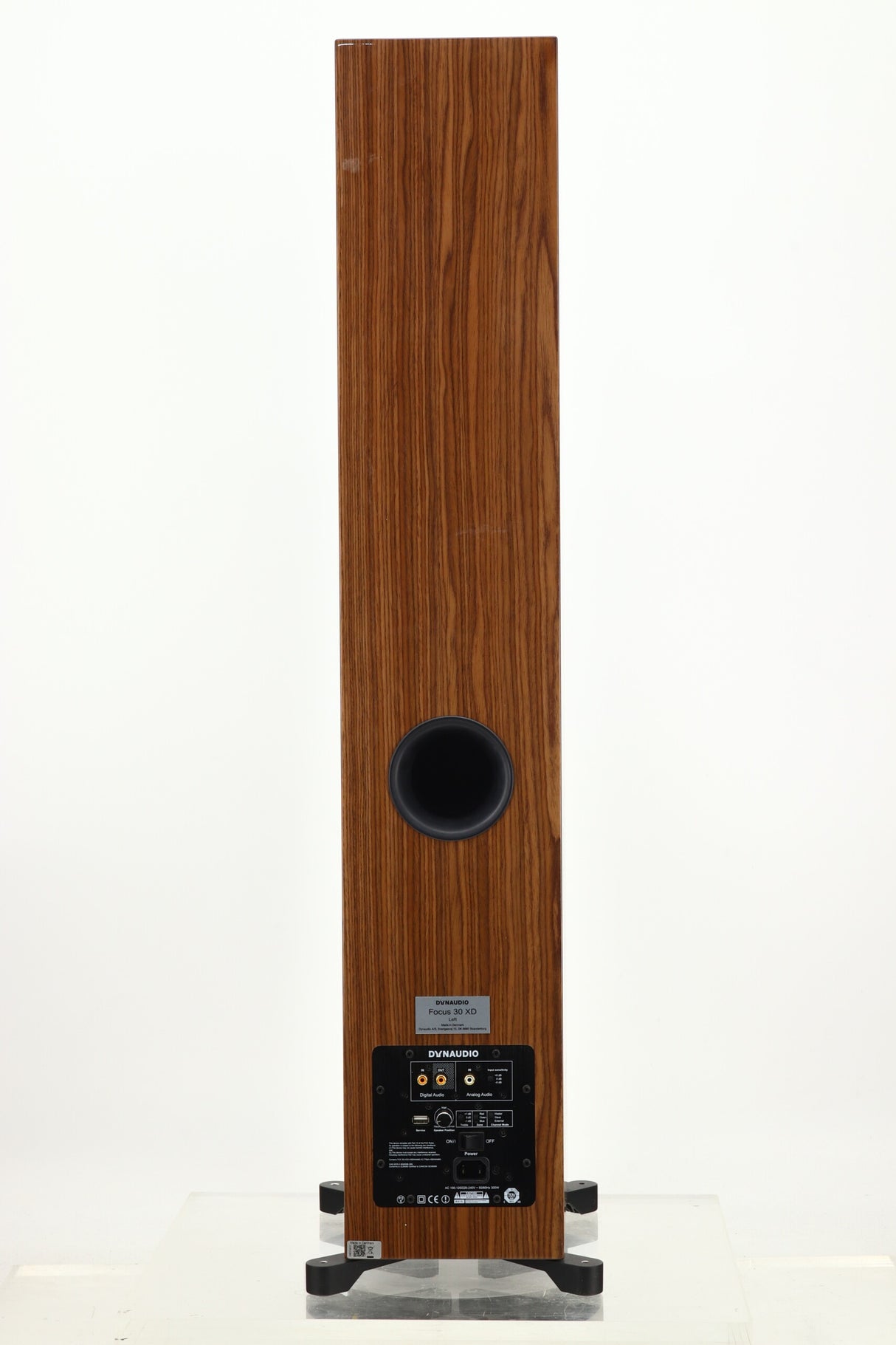 Dynaudio Focus 30 XD Active Floorstanding Speakers - High Gloss Walnut