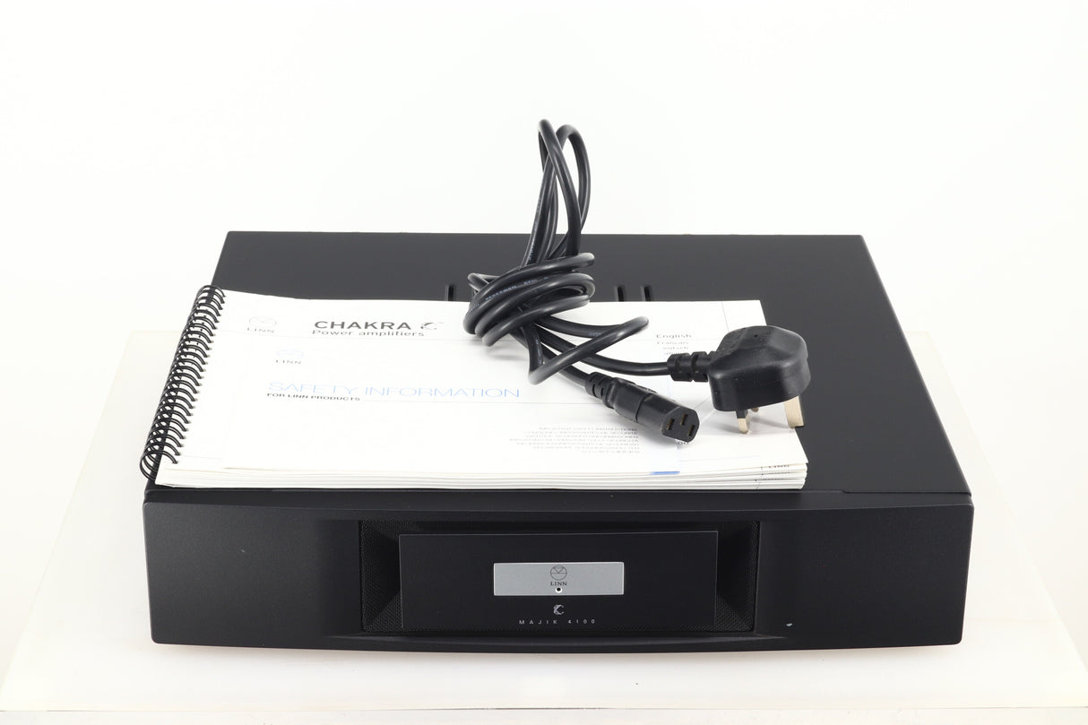 Linn Majik 140 Aktiv Floorstanding Speakers / Linn Majik 4100 Power Amplifiers - Black