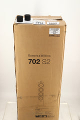 B&W 702 S2 Floorstanding Speakers - Gloss Black