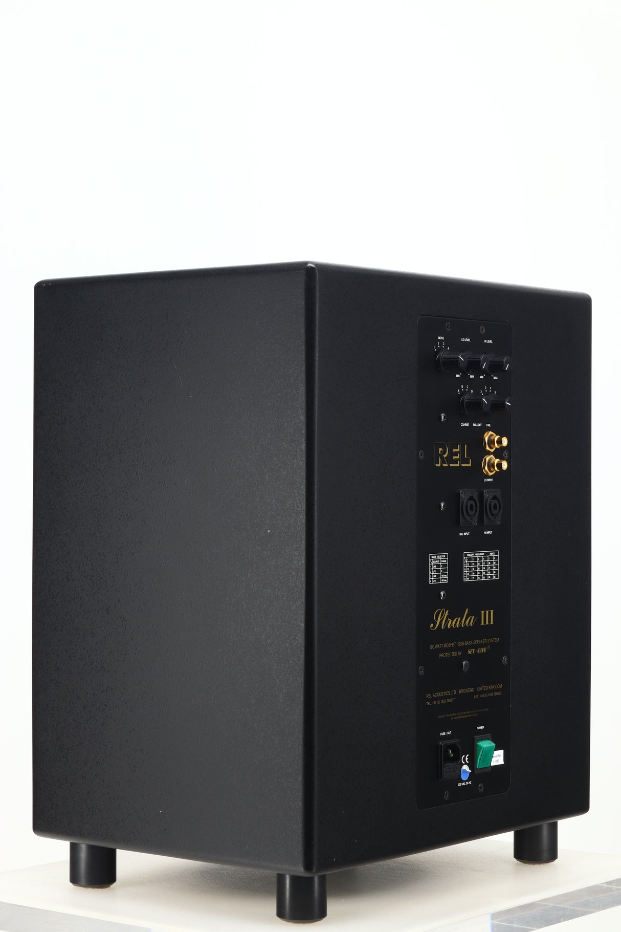 REL Strata III Subwoofer - Black