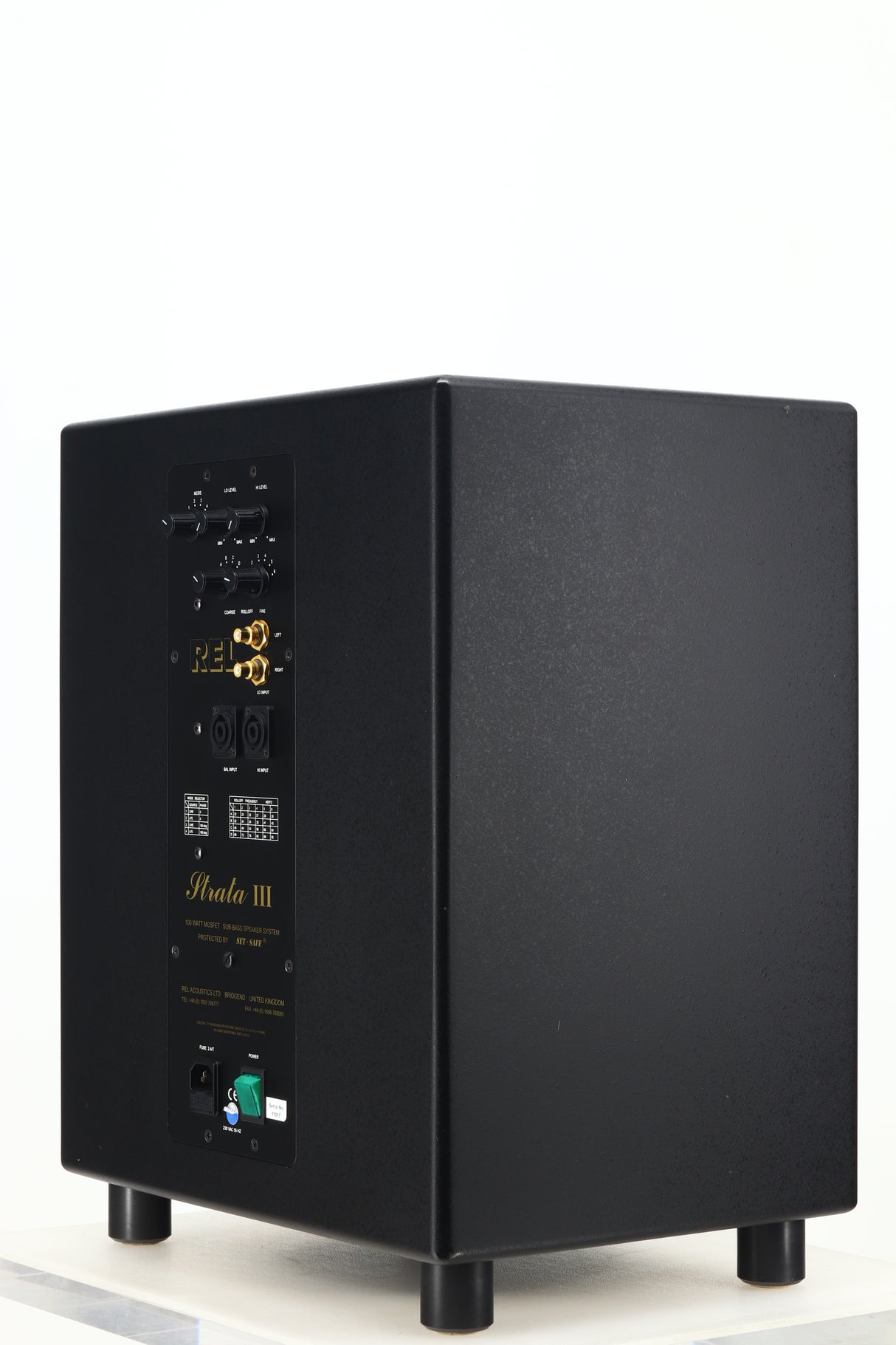 REL Strata III Subwoofer - Black