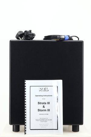 REL Strata III Subwoofer - Black