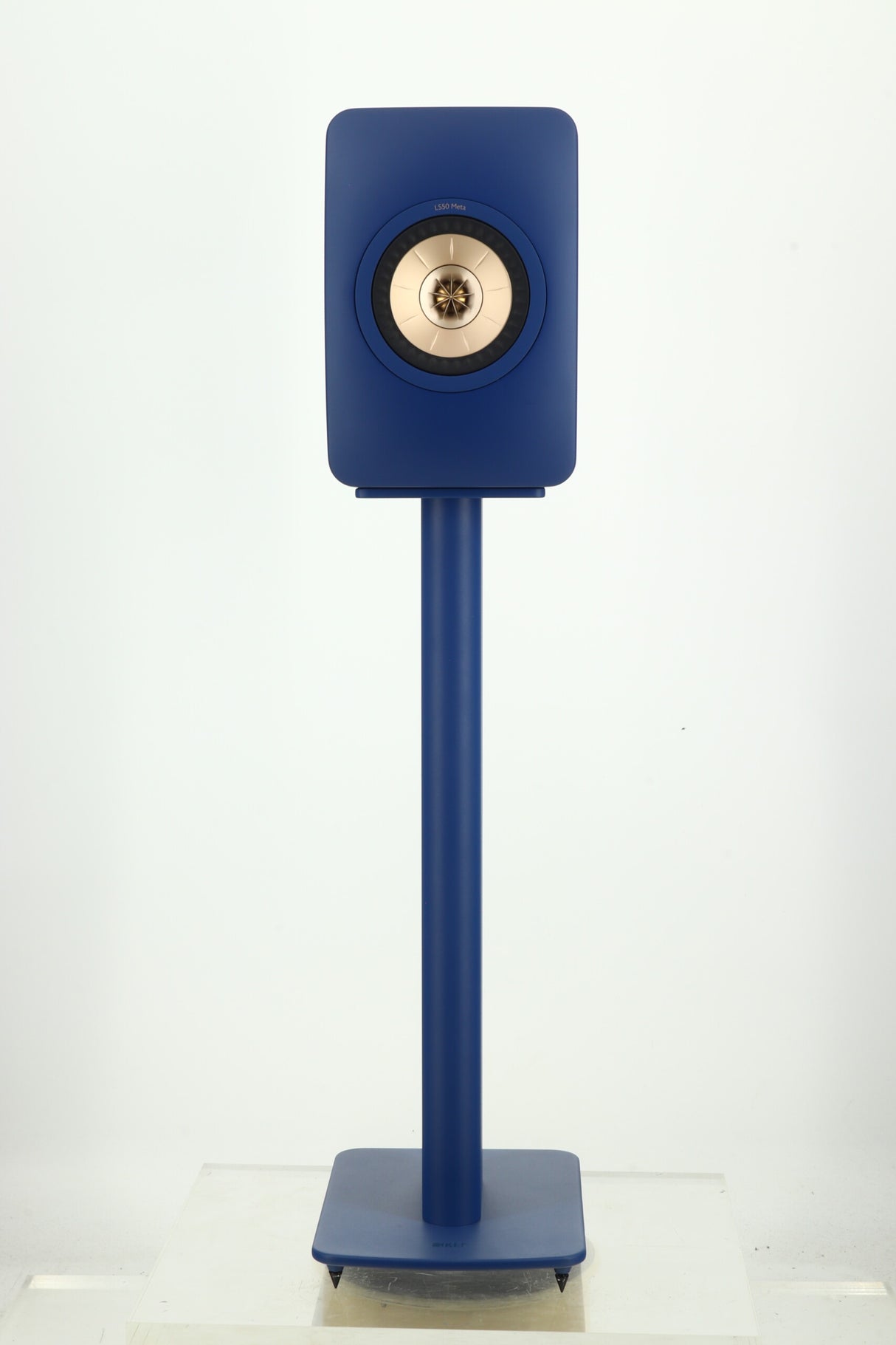 KEF LS50 META Loudspeakers & Stands - Royal Blue