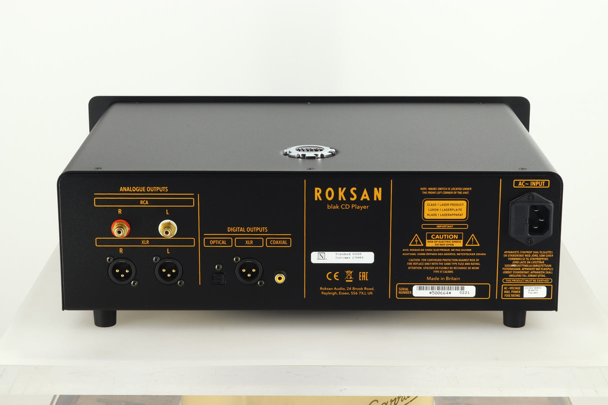 Roksan BLAK CD Player - Charcoal