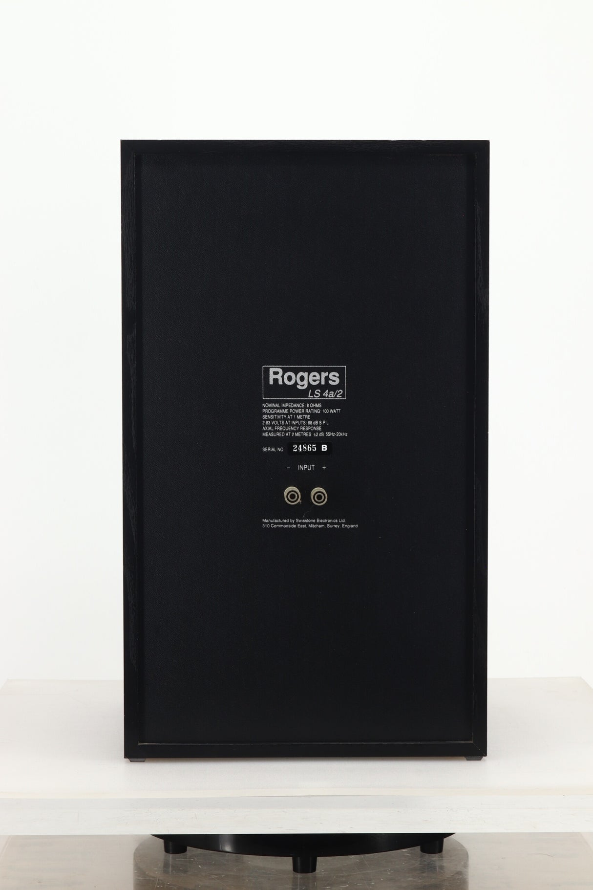 Rogers LS4A/2 Standmount Speakers - Black Ash