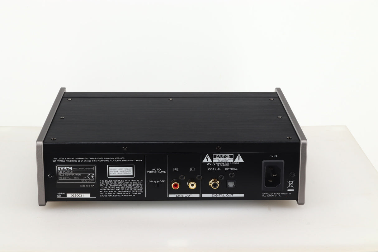 Teac PD-501HR CD Player - Black