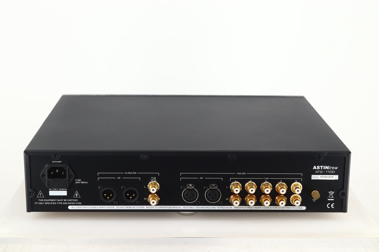 ASTINtrew AT2-1100 Pre-Amplifier & AT2-5100 Power Amplifier - Silver
