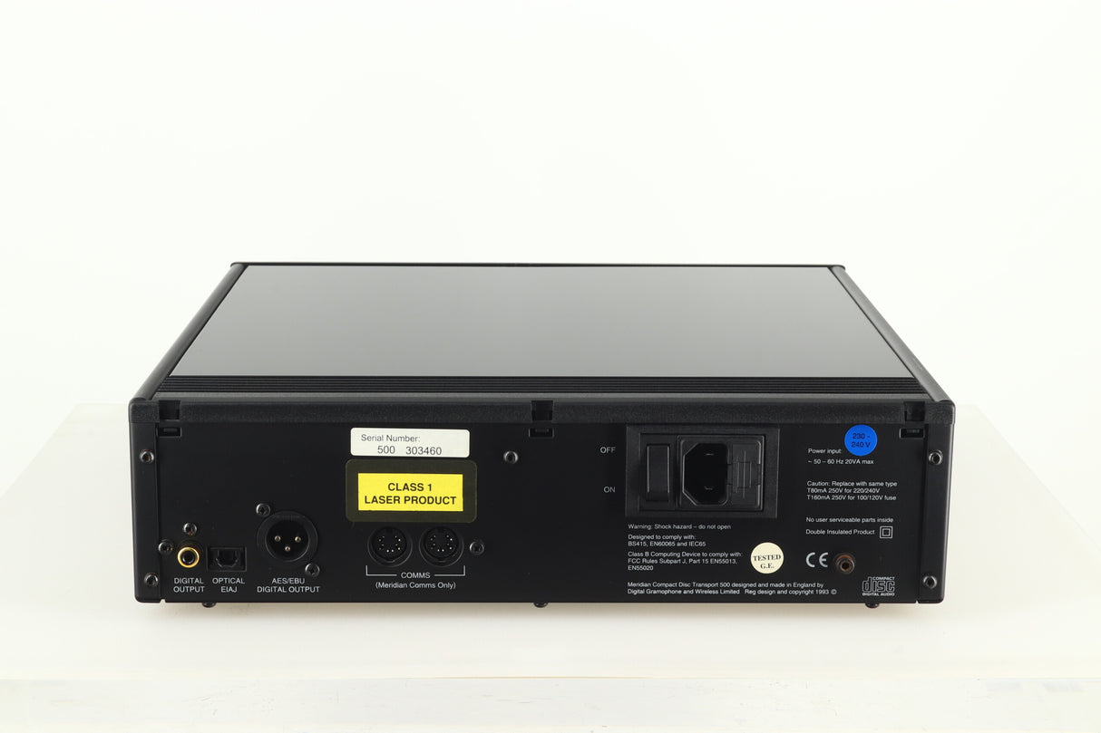 Meridian 500 CD Transport Inc. MSR Remote