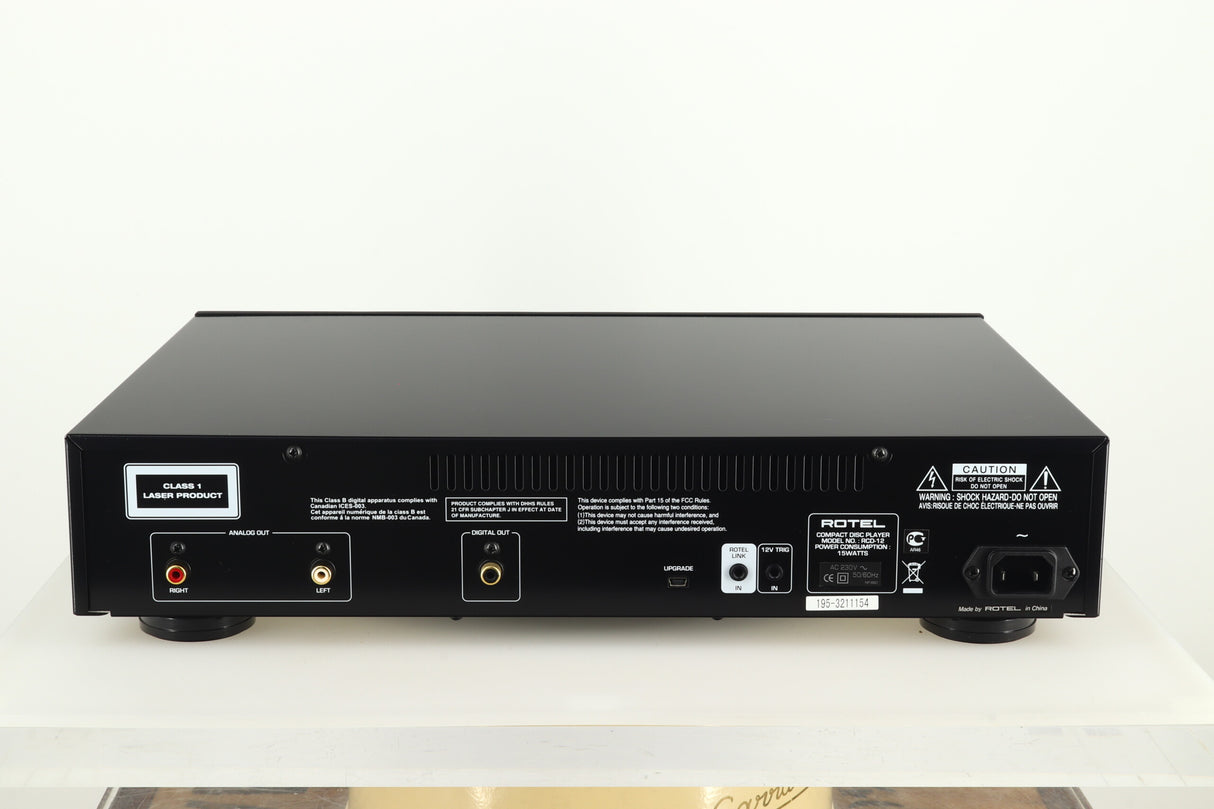 Rotel RCD-12 CD Player - Black