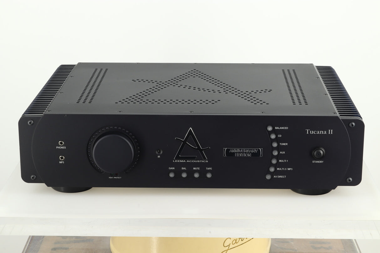 Leema Tucana II Anniversary Edition Integrated Amplifier - Black