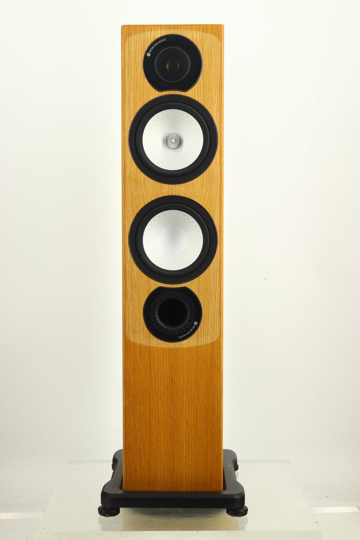 Monitor Audio Silver RX6 Floorstanding Speakers - Light Oak