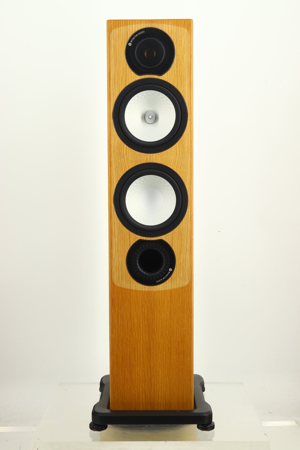Monitor Audio Silver RX6 Floorstanding Speakers - Light Oak