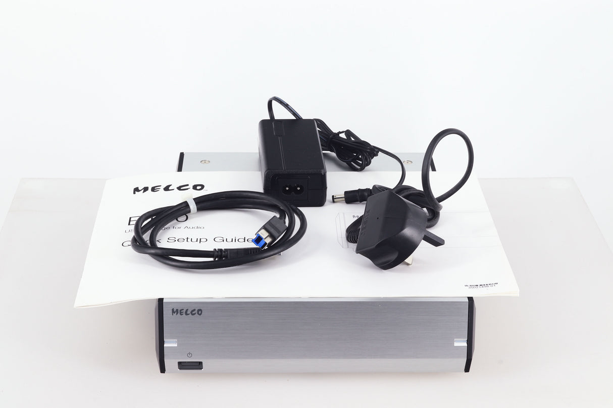 Melco E100 Hard Drive Storage - Silver