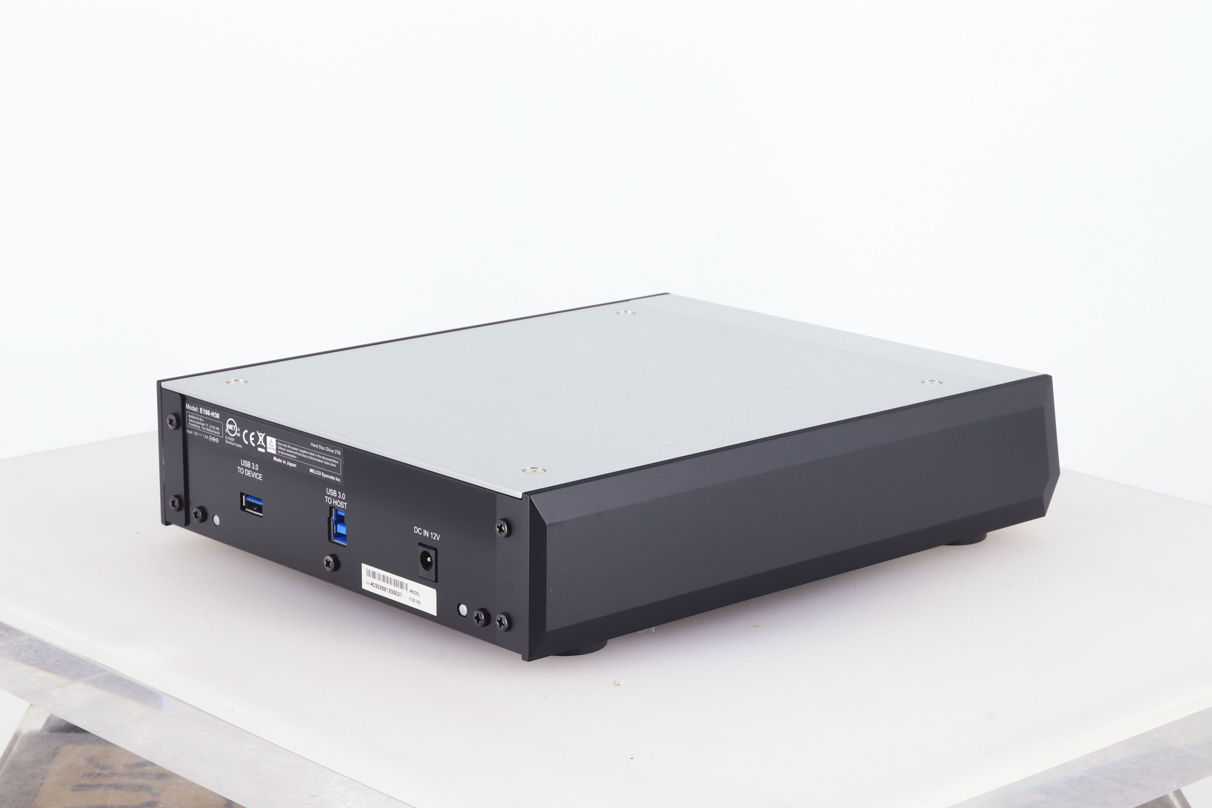 Melco E100 Hard Drive Storage - Silver