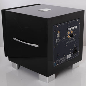 REL S/3 Subwoofer Black Gloss – Used – Rear Left View