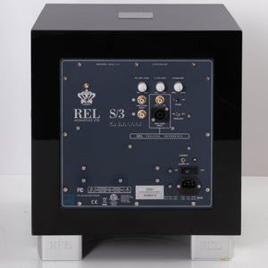 REL S/3 Subwoofer Black Gloss – Used – Rear View