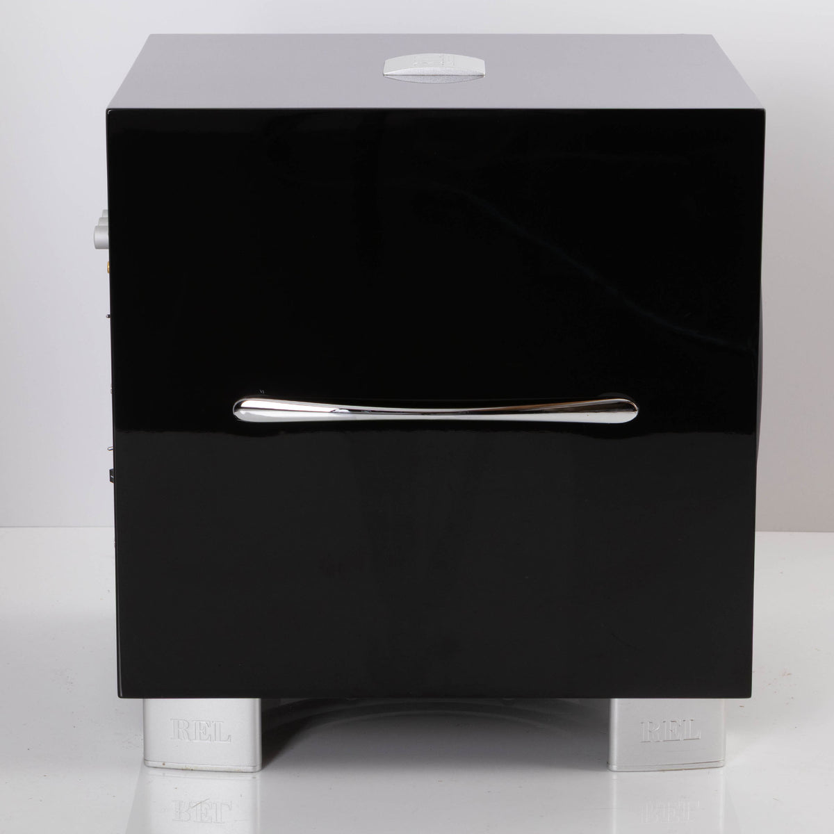 REL S/3 Subwoofer Black Gloss – Used – Left Side View