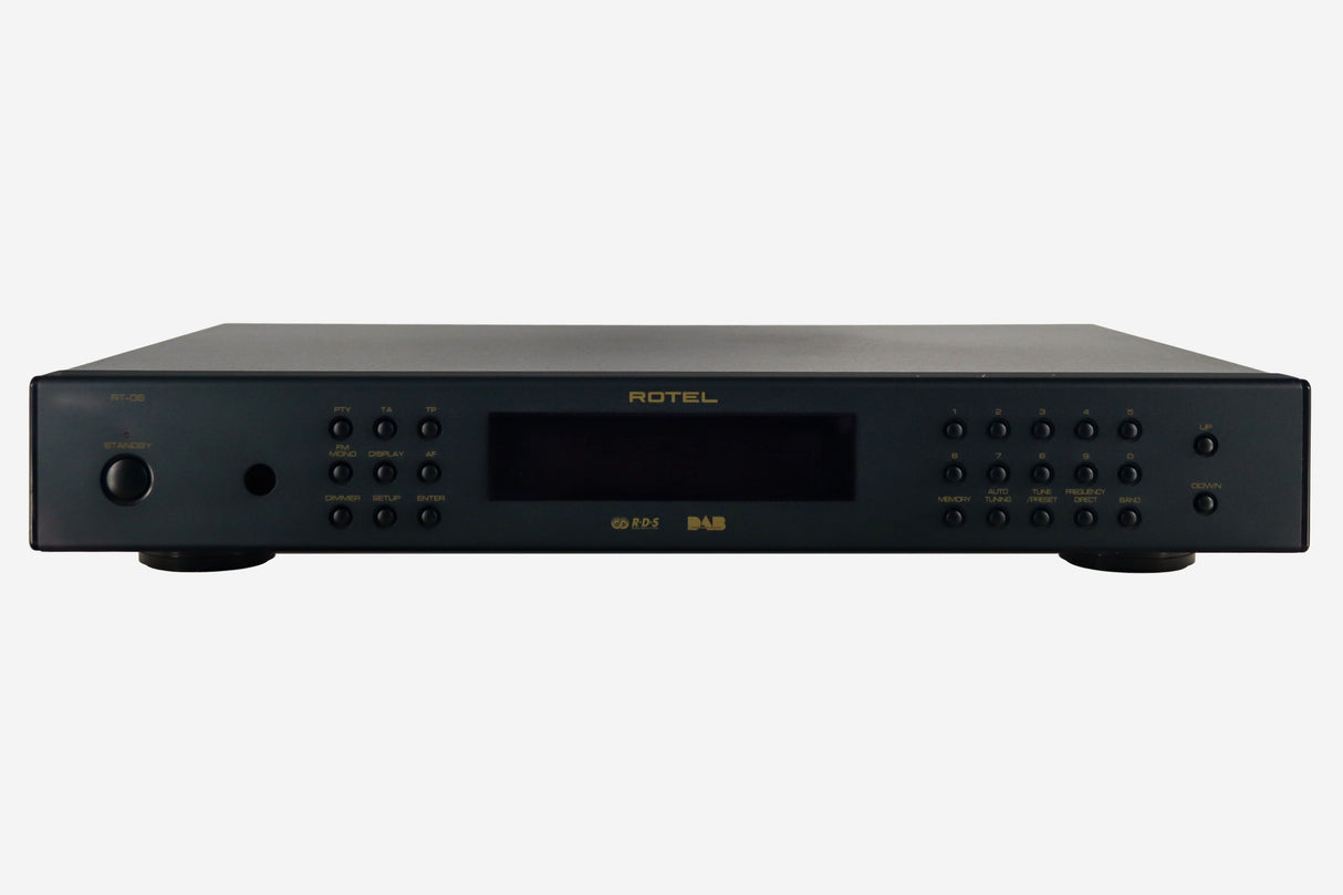 Rotel RT-06-DAB FM Tuner - Black - Front
