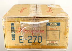 Box for a used Accuphase E270 Integrated Amplifier 