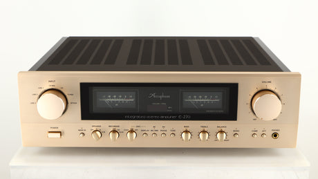 Front view of a used Accuphase E270 Integrated Amplifier 
