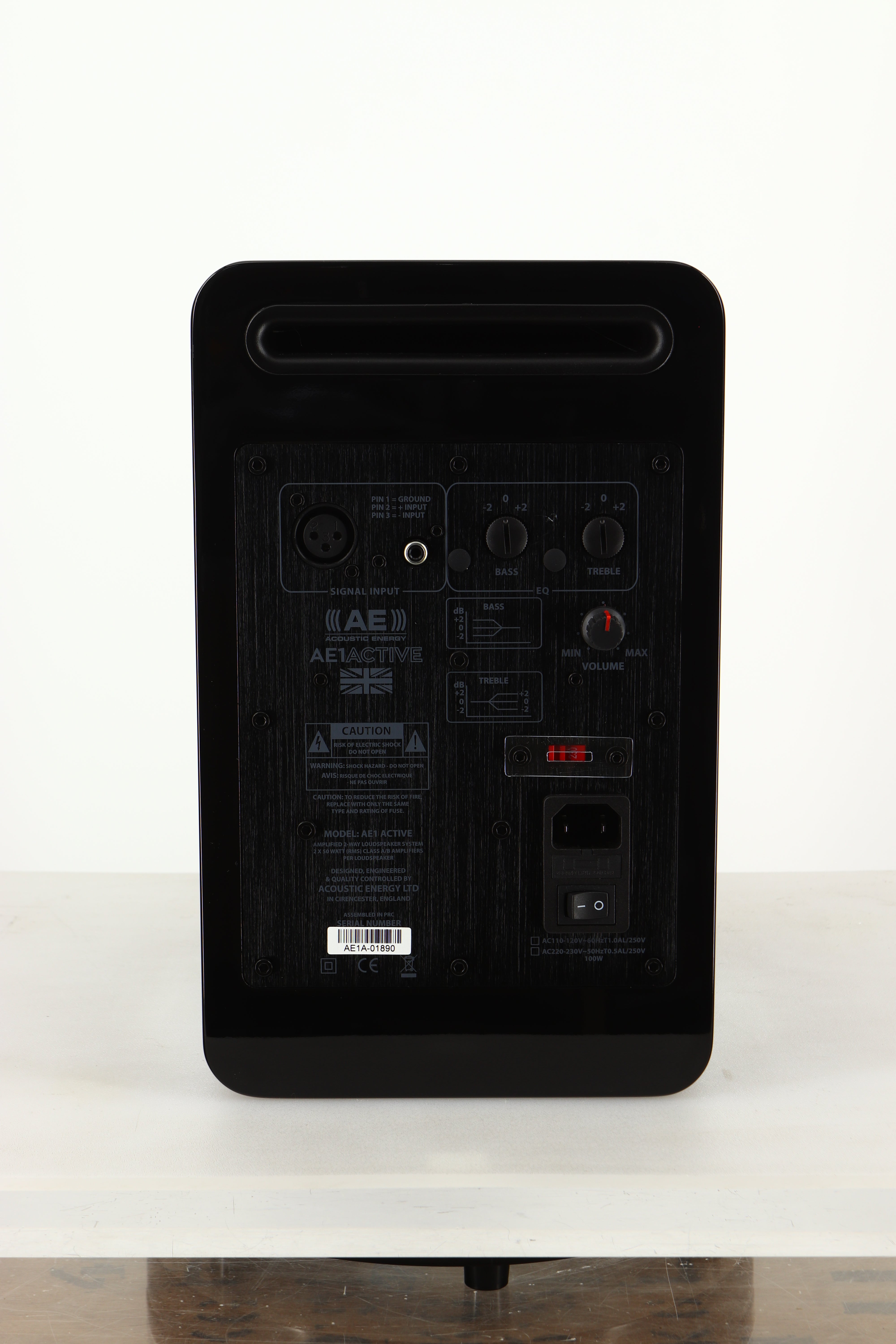 Acoustic Energy AE1 Active Standmount Speakers - Black Piano