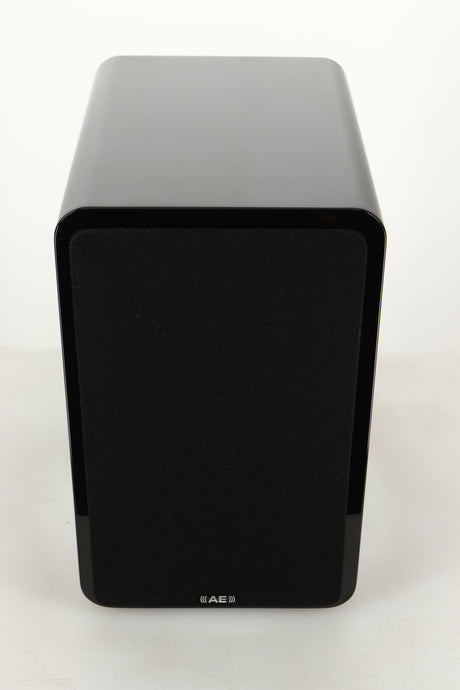 Top view of a used Acoustic Energy AE1 Active Standmount Speakers in Black Piano Lacquer finish