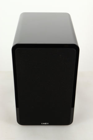 Top view of a used Acoustic Energy AE1 Active Standmount Speakers in Black Piano Lacquer finish