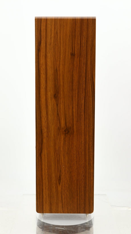 Right side view of a used Acoustic Energy AE109 Series Floorstanding Speaker in a walnut finish