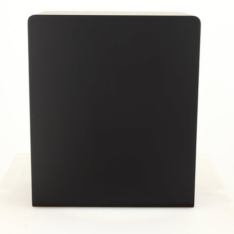 Left side view of a used Acoustic Energy AE300 MKII Standmount Speaker in a matte black finish