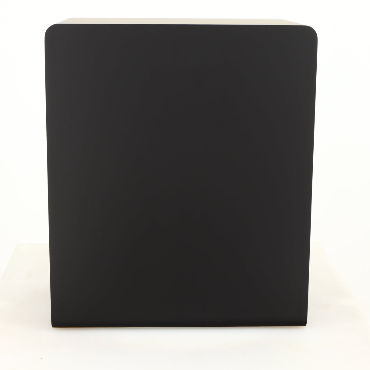 Left side view of a used Acoustic Energy AE300 MKII Standmount Speaker in a matte black finish